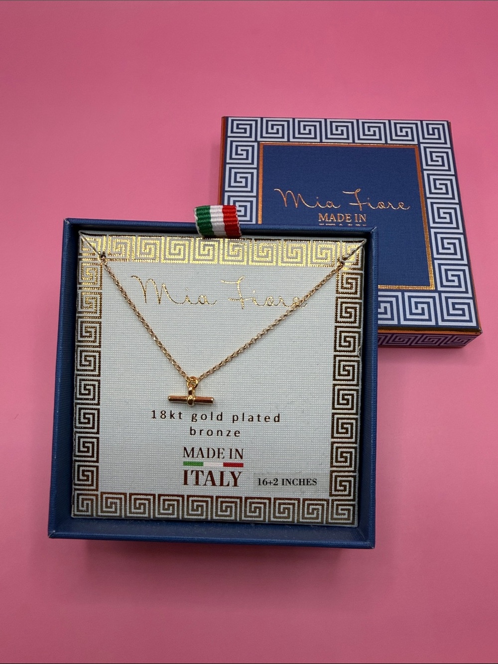 Mia Fiore 18kt Gold-Plated Cross Pendant Necklace - Gold